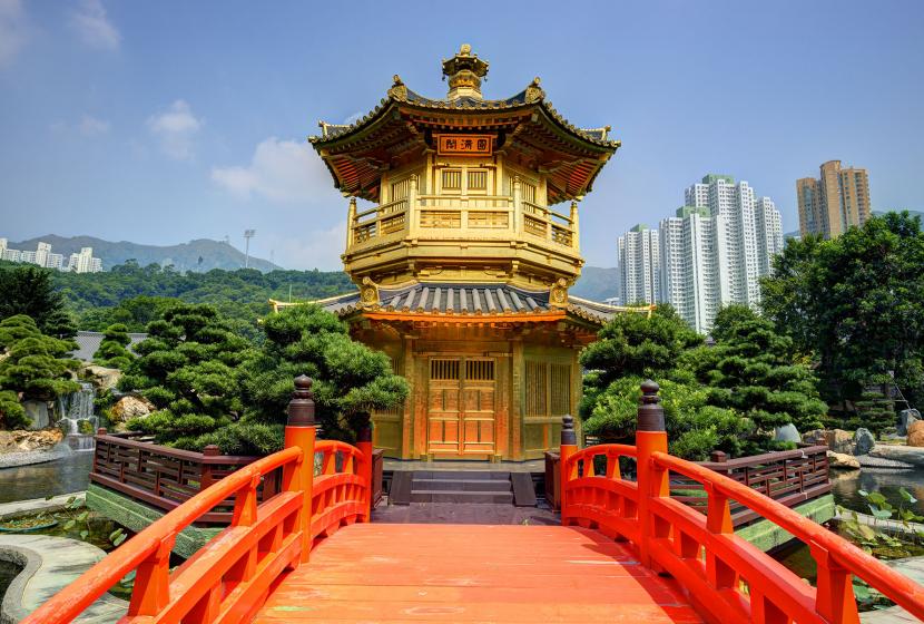 Golden Pavilion in Hong Kong