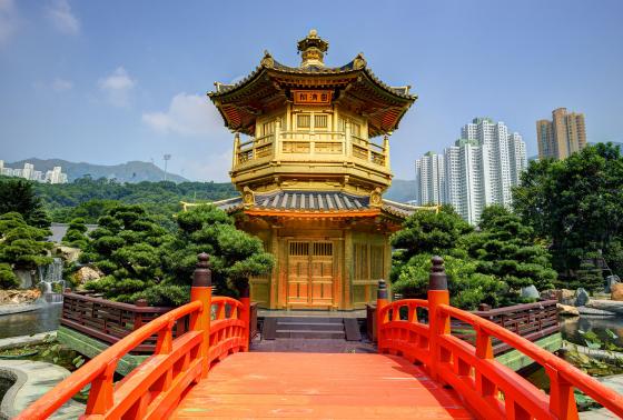 Golden Pavilion in Hong Kong